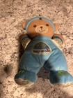 Baby First Bear Blue Teddy Lovey Plush Stuffed Rattle Doll Toy Fisher Price 2008
