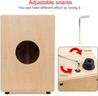 Aklot Cajon Drum Box 10  Cajons Percussion Instrument Compact Acoustic Jam Cajon