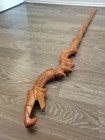 140 Cm Tall Skyrim Staff Of Destruction Crafted Out Of Wood   Made To Order