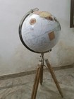 Weekend Sale Modern World Map Atlas Globe With Wooden Tripod Home Decor Gift