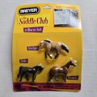 Breyer The Saddle Club 3 Horse Set Miniatures Lot Of 2 Packages 