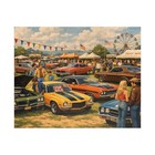Classic Car Show Puzzle 520 Piece   Vintage Muscle Cars Jigsaw   Relaxation Gift