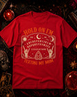 Hold On Im Texting My Mom Ouija Board Funny Halloween Mother T-shirt