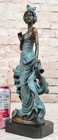 Authentic Art Deco Jazz Dancer Bronze Sculpture By Patoue  Gatsby Era Artwork