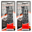 2x 3 7oz Rtv Silicone Instant Gasket Maker Black High Temperature Sealant Tube