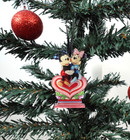 Disney Mickey Mouse Minnie Mouse Christmas Ornament Holiday Decor Love Heart 2d