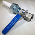 Large Ceramic Sandblaster Nozzle Assembly  C1 Nozzle Tip  Ball Valve   Holder