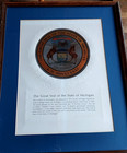 Carl Pursell U s  House Of Representatives Signed Official Michigan State Seal 