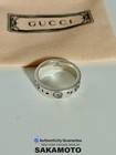 Gucci Gg Ring Ag925 Unisex Sterling Silver Ghost Ring 6mm-size Us 8