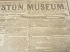 1851 May 24 Boston Museum Newspaper - Samuel Thurston - Lynching - Np 9023
