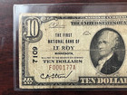 1929  10 The First National Bank Of Le Roy  Minnesota National Curr  Ch   7109