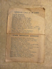 C1919 Wwi American Y m c a  Centers In Paris Map Very Rare