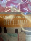 Baby Bees Baby Elephant 4-piece Crib Bedding Set Pink Blue Standard Crib New