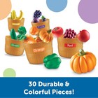 Learning Resources Farmer s Market Color Sorting Set  Homeschool  Play Food For