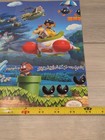 Nintendo New Super Mario Bros U Promo Poster Wii Long Fold Out 2012 Art Display