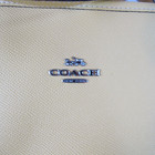 Coach Medium Cross Grain City Zip Top Tote Women s Handbag Yellow F58846 New
