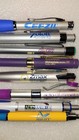 Lot 8 Drug Rep Metal Pens Pharmaceutical Medical Collectible Advertising Heavy