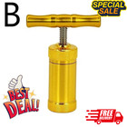 Aluminum Compressor Presser Tobacco Herb Press Squeezer Herbal Crusher T Handle