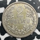 1925 Lithuania 2 Litu Lot f7998 Silver 
