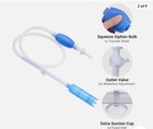 Aquarium Vacuum Gravel Cleaner Water Change Fish Tank Filter Siphon Flow Control