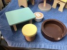 Kid Kraft 15 Piece Wooden Doll House Play Furniture