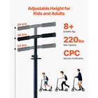 Foldable Kick Scooter Adjustable Scooter With Big Whee For 8 kids  Teens  Adults