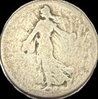 Lot Of 8 Silver And One Bronze Coins Of France 1866 - 1917