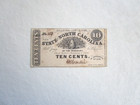 1863 State Of North Carolina 10 Cents Fractional Note