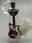 Hard Rock Cafe Paris France Woodgrain Retro Guitar Magnet Casino Hotel