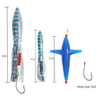 Ocean Cat Saltwater Squid Trolling Lure For Marlin Tuna Mahi Dolphin Durado Waho