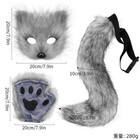 Realistic Fox Mask Halloween Costume Cosplay Animal Party Full Face Mask