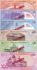 Tonga Set 6 Specimen Unc 2 20 50 100  5 10 Polymer  Pananga 2023 2024 P 50 51-55