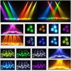 4pcs 100w Stage Lights Led Moving Head Light Dmx Rgbw Gobo Spot Beam Dj Disco Us