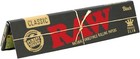 Raw Classic Black King Size Slim Rolling Papers     50 Pack Display Box