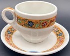 New York City Commodore Hotel Demitasse Cup   Saucer C  1945 By Buffalo China