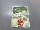 Rare Vintage Hotel Utah Ww2 Reg Manning Christmas Postcard War Propaganda Card