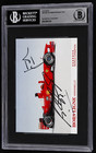 Signed Michael Schumacher Ferrari Card 7x F1 Champion F2001 Auto Bas Beckett Bgs
