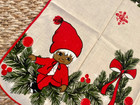 Scandinavian  Christmas Valance For Doorway Or Window New Adorable Elves Nisse