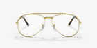 Ray Ban Gold Eyeglasses 0rx3625v 3086 New Aviator Rx Frame Authentic