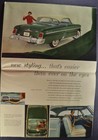 1954 Mercury Large Brochure Folder Monterey Sun Valley Excellent Original 54