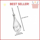 Univen Hand Mixer Stainless Steel Pro Whisk Compatible With Kitchenaid Khmpw