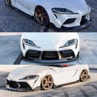 For Toyota Gr Supra A90 A91 20-24 Ag Style Carbon Look Front Bumper Lip Spoiler
