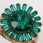 New Joanna Buchanan Emerald Giant Gemstone Green Skinny Napkin Rings 4pc W  Box