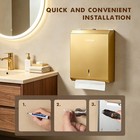 Paper Towel Dispenser Wall Mount Commercial C-fold multi-fold tri-fold  Touch   