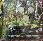 Royal Canadian Mint 2019 Canada 25c Dinosaurs Of Canada 3-coin Set Unc