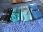 Vintage 1960 s Ideal Motorific Slot Car Lot Barracuda Corvette Mustang T-bird