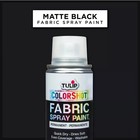 Tulip Colorshot Instant Fabric Color 3oz Dyeing Desing Spray Paint Black