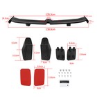 55   Pro Style Trunk Rear Spoiler Gt Wing Matte Black For Chevy Camaro Ss Zl1 Ls