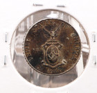 1944 Denver Philippines 10 Centavos 10   Uncirculated  root Beer Toned  Sp4457