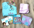 Vtg Bratz Flower Power Sheets  Comforter  Pillow Cases  Blanket Full Y2k Set